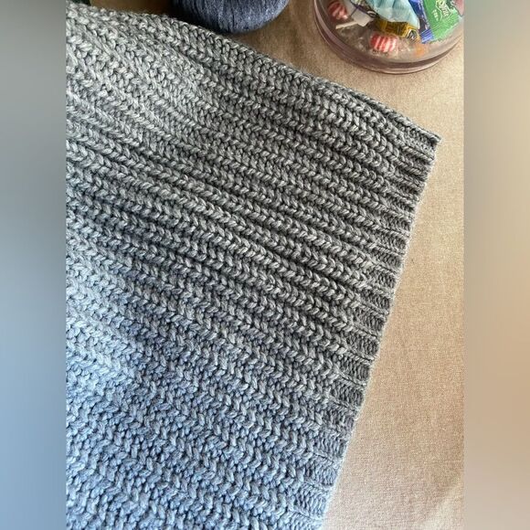 STINE GOYA Sugsi Fisherman Gray  Melange Sweater Puffy Sleeve Made In Italy Sz S - Picture 10 of 16